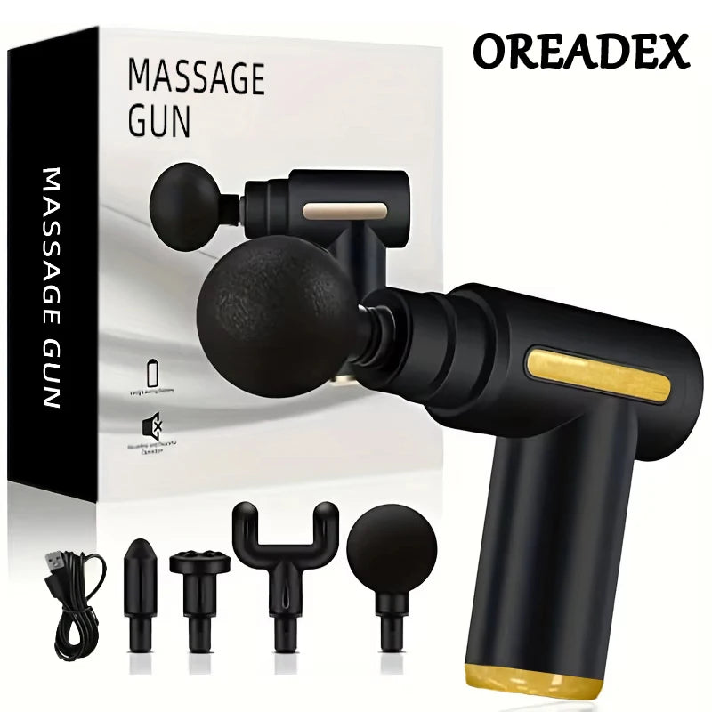 Pistola de masaje muscular portátil