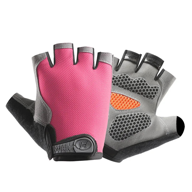 Guantes de gimnasio de medio dedo