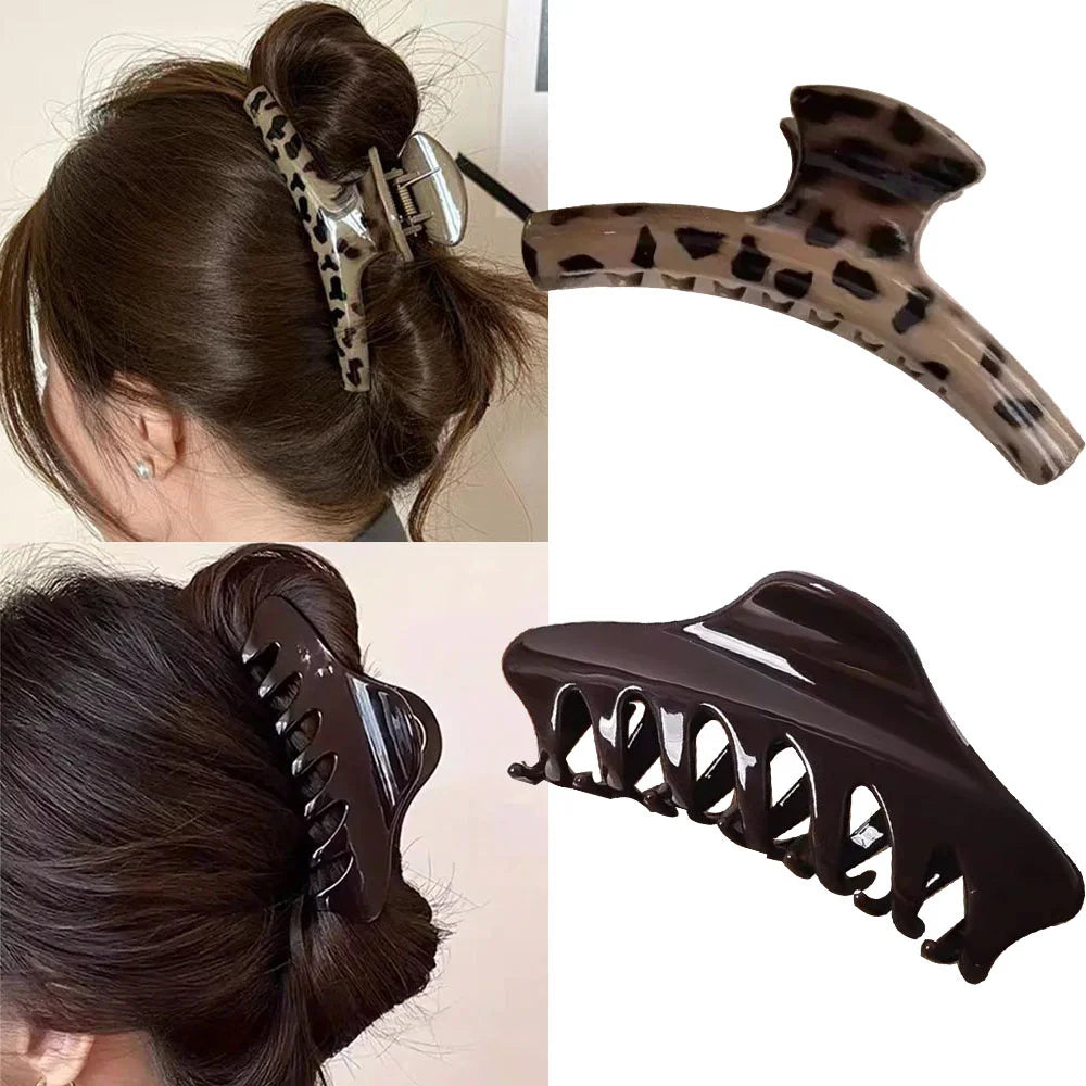 Pinzas de pelo grandes tipo tiburón (pack de 2)