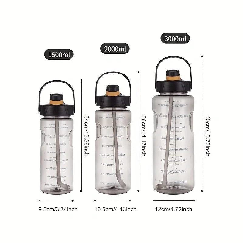 Botella de agua deportiva de gran capacidad