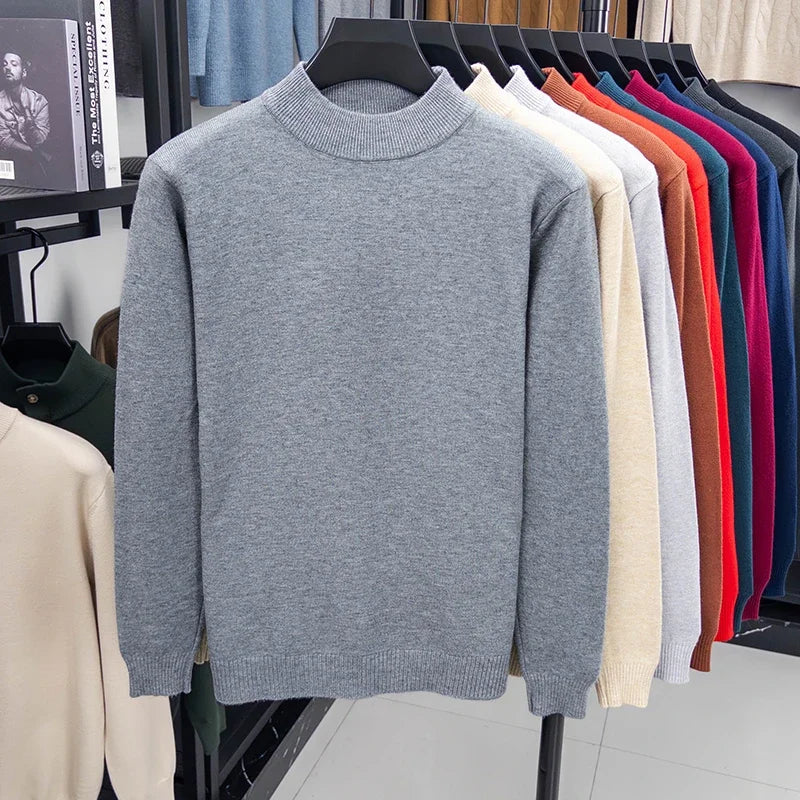 Jersey de medio cuello alto para hombre