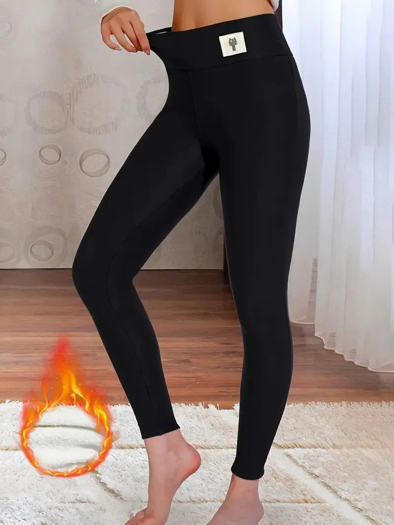 Leggings térmicos con forro de borreguito