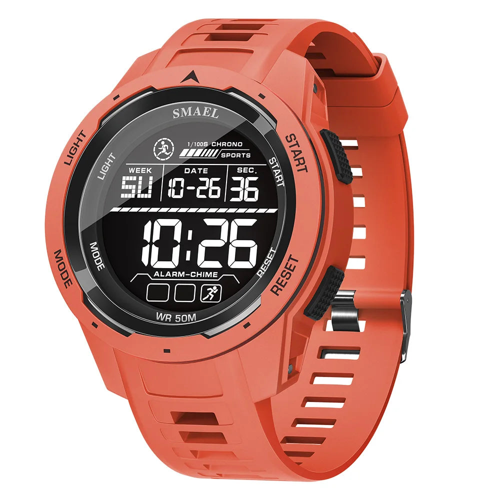 Reloj deportivo militar SMAEL con correa de camuflaje