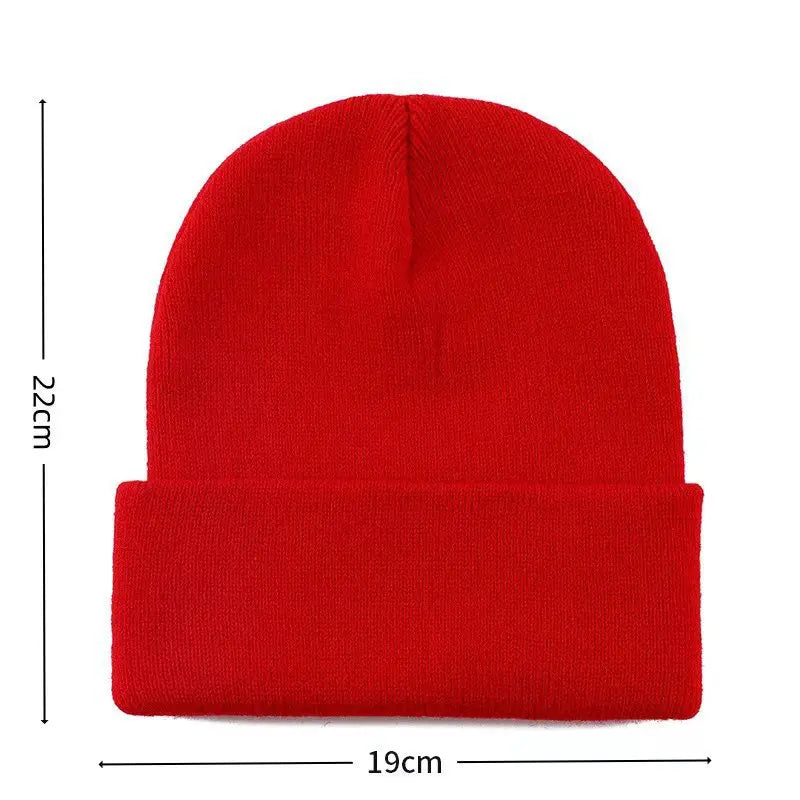 Gorro de lana con vuelta unisex