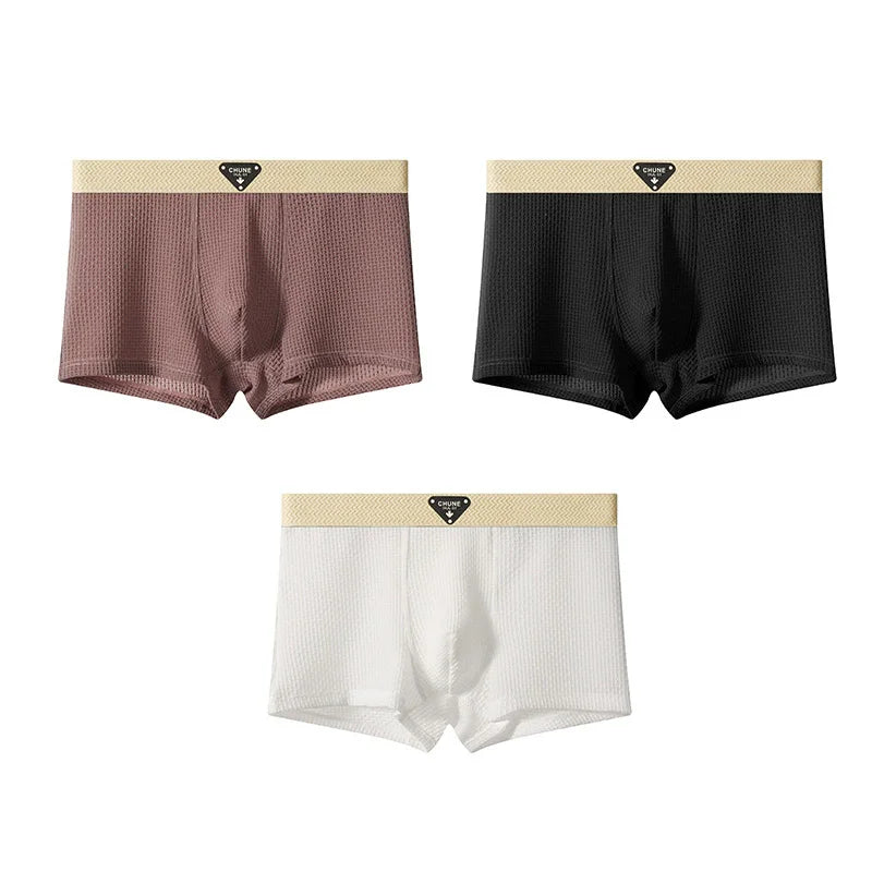 Calzoncillos bóxer de seda fría para hombre (1 o 3 uds)