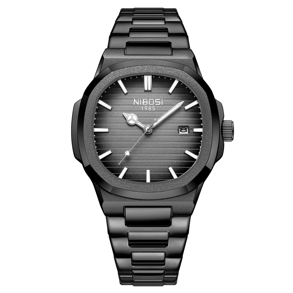 Reloj militar NIBOSI de cuarzo con fecha