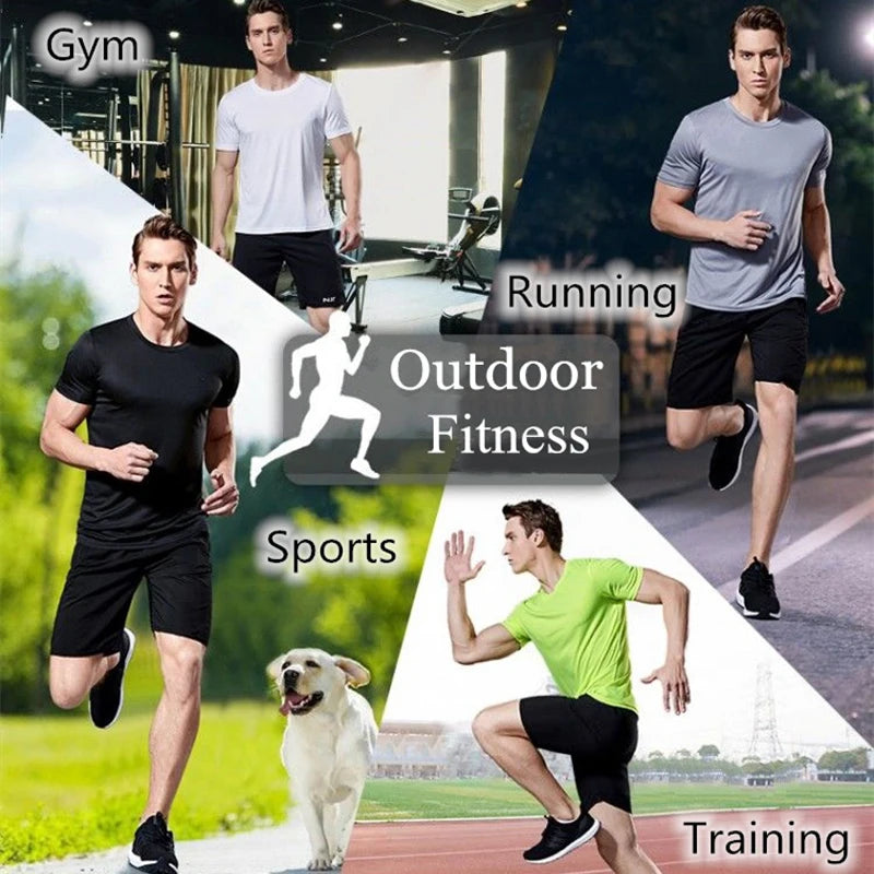 Camiseta deportiva de secado rápido para hombre