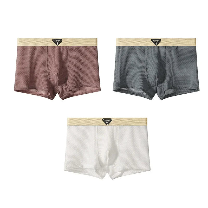 Calzoncillos bóxer de seda fría para hombre (1 o 3 uds)