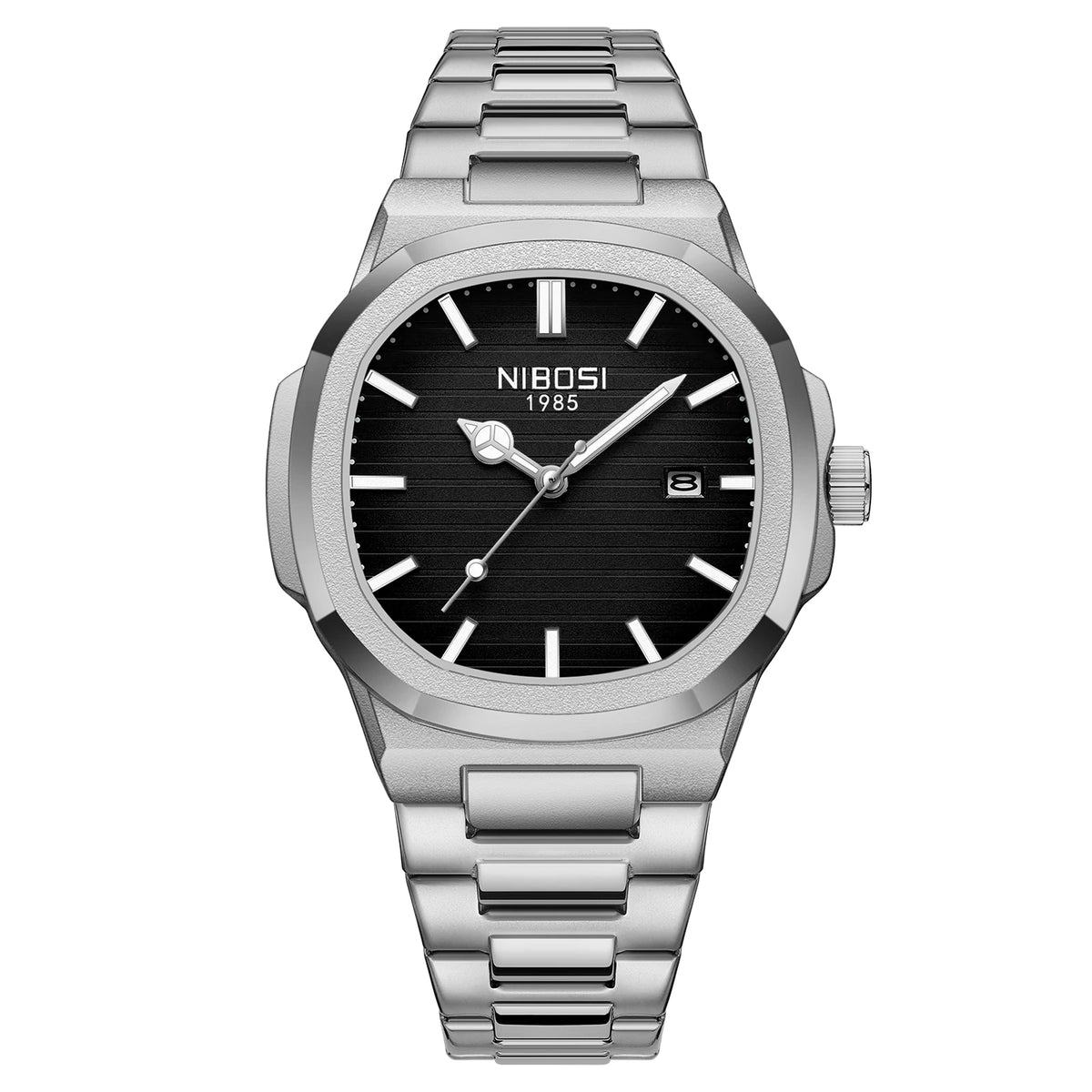 Reloj militar NIBOSI de cuarzo con fecha