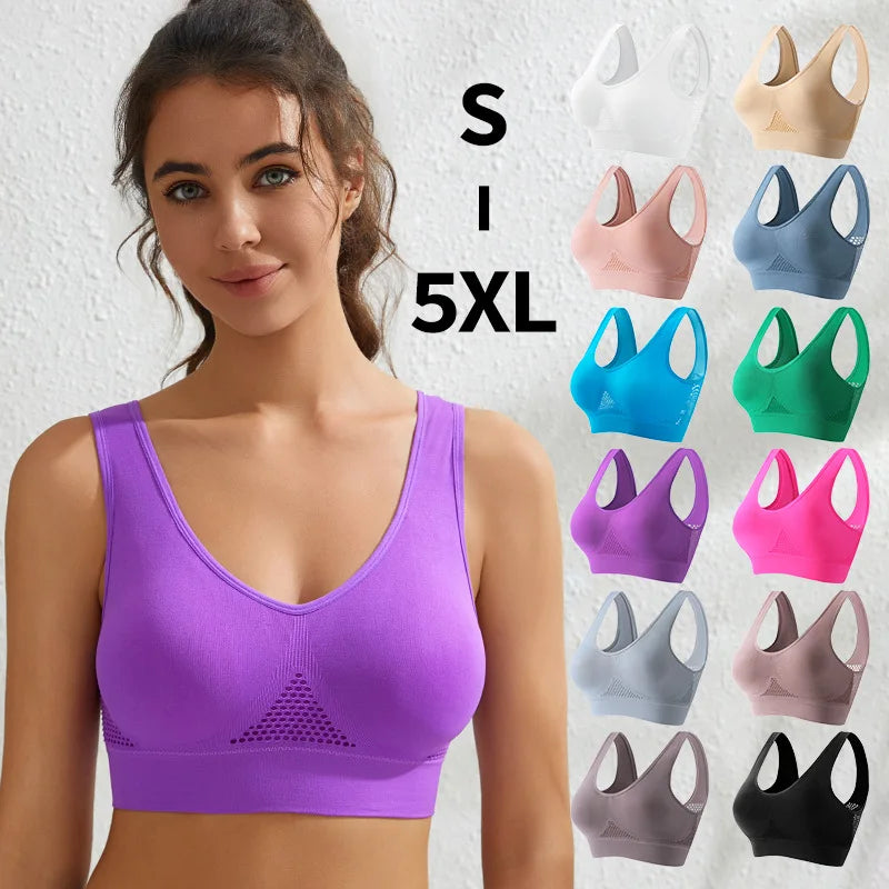 Sujetador deportivo antiimpacto (hasta 5XL)