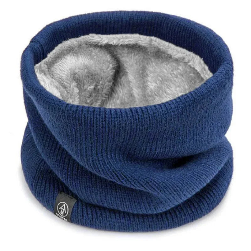 Braga de cuello de punto con forro polar