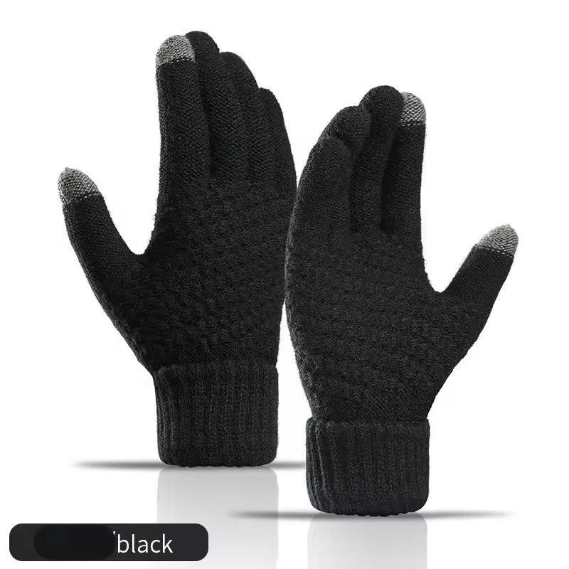 Guantes de punto táctiles unisex