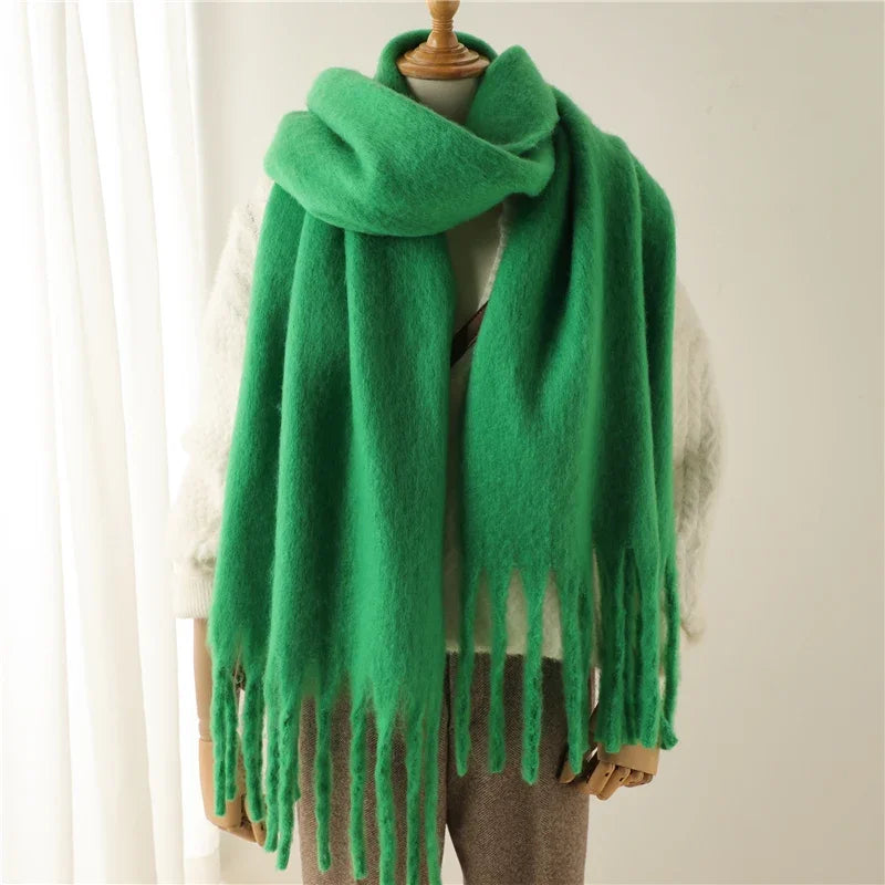 Pashmina XXL de tacto cachemira