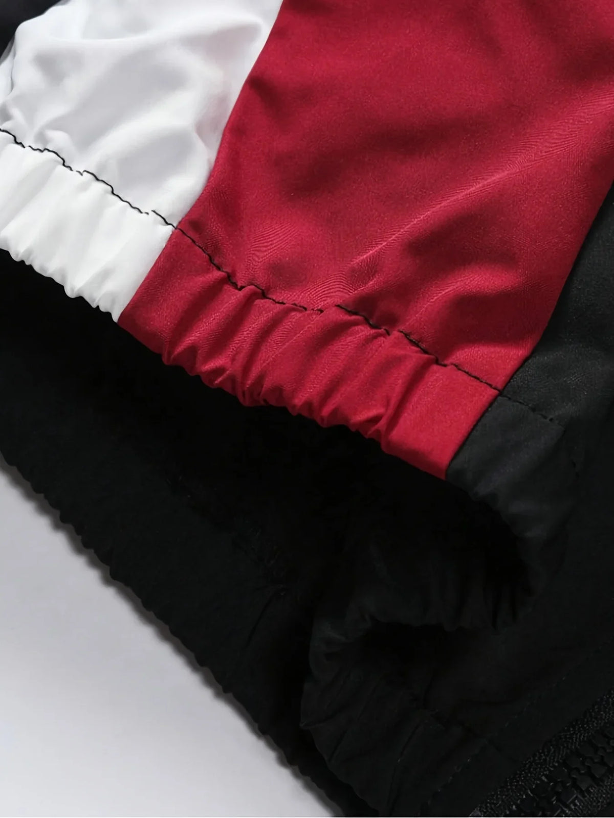 Chaqueta ligera cortavientos bicolor para hombre