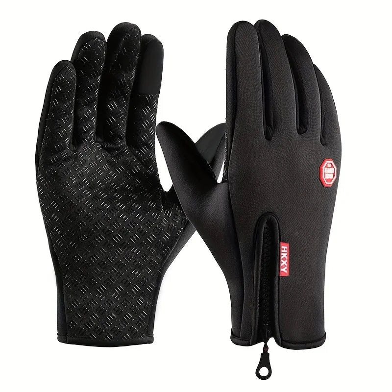 Guantes de invierno táctiles con forro térmico