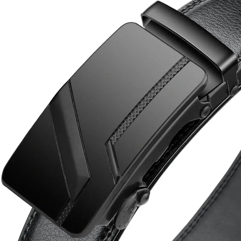 Cinturón de hebilla automática para hombre