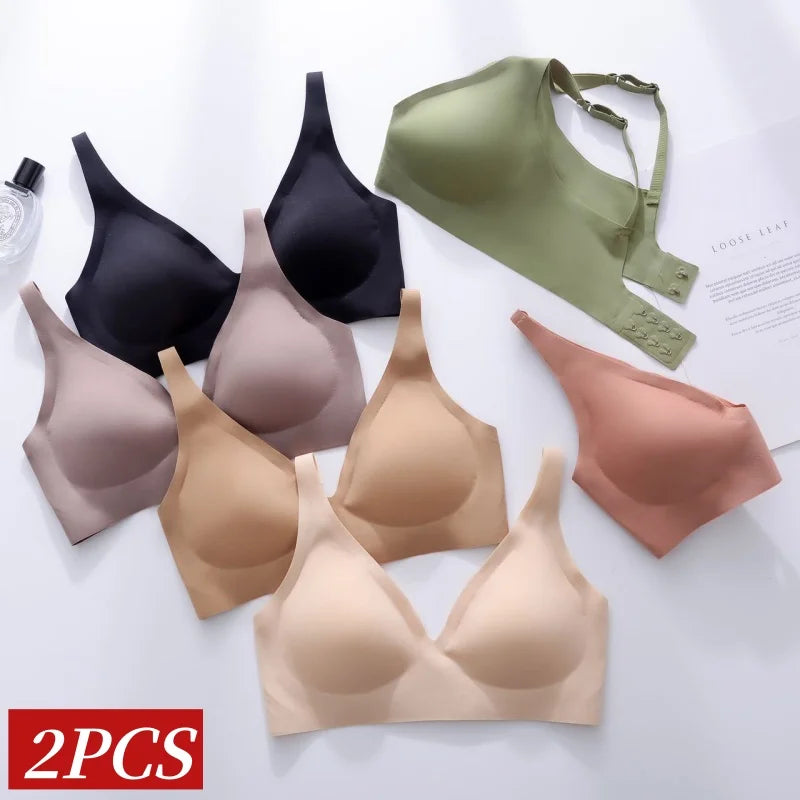 Pack de 2 sujetadores sin costuras con relleno