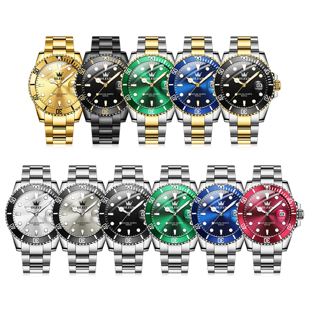 Reloj OLEVS 5885 de cuarzo con calendario