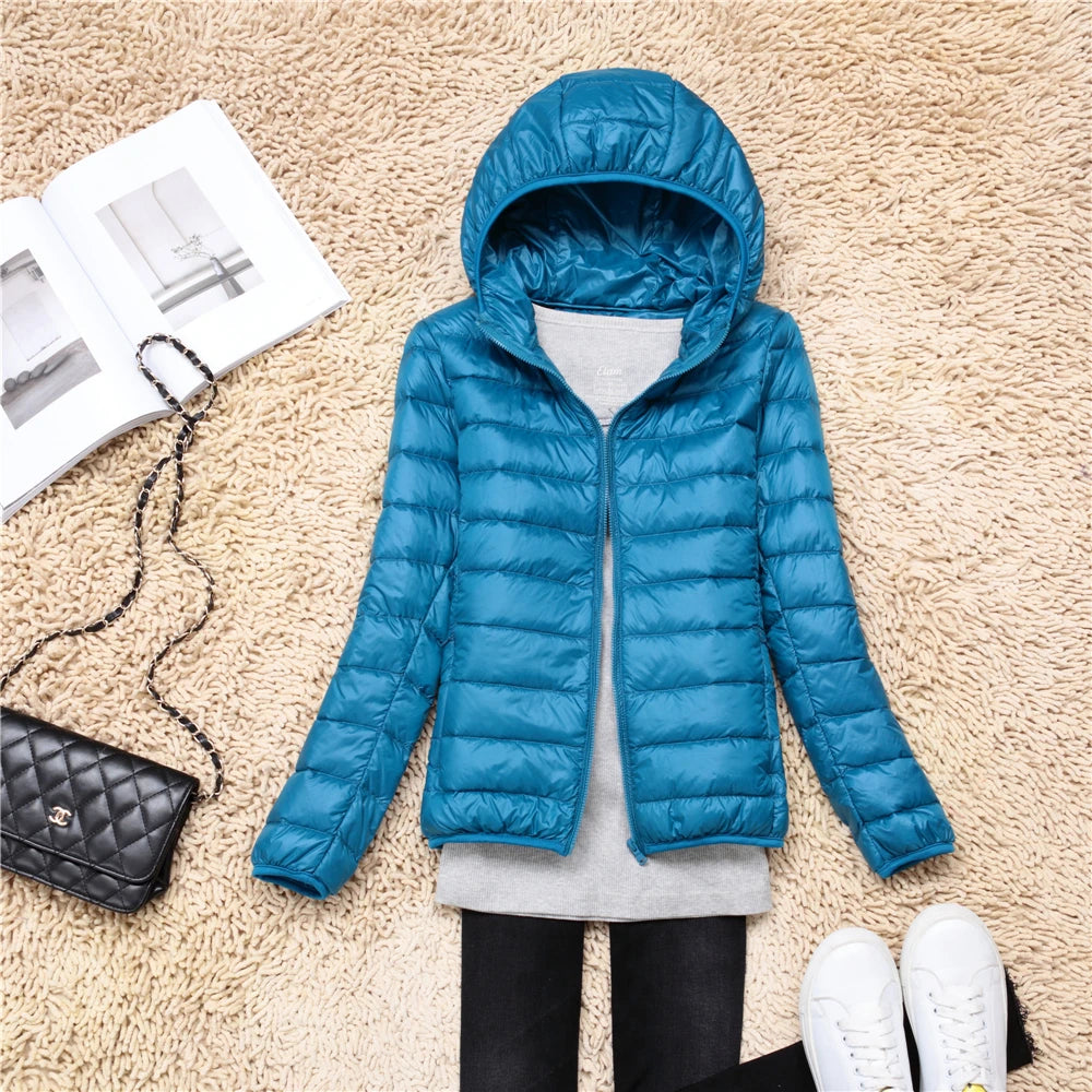 Chaqueta acolchada ultraligera para mujer (tallas grandes)