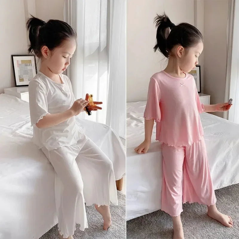 Conjunto de verano para niña camiseta y short