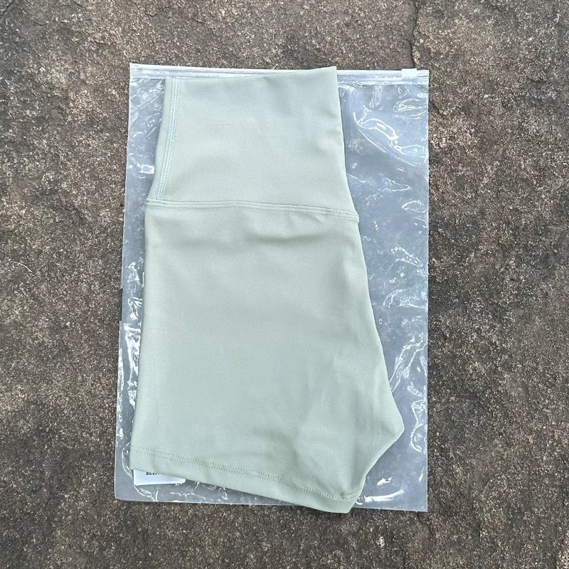 Shorts de yoga de cintura alta efecto realce