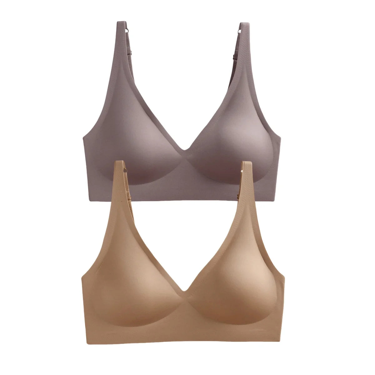 Pack de 2 sujetadores sin costuras con relleno