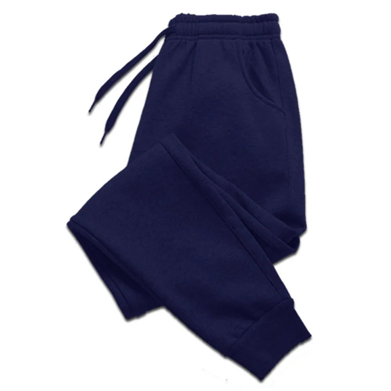 Pantalón jogger deportivo con puños para hombre