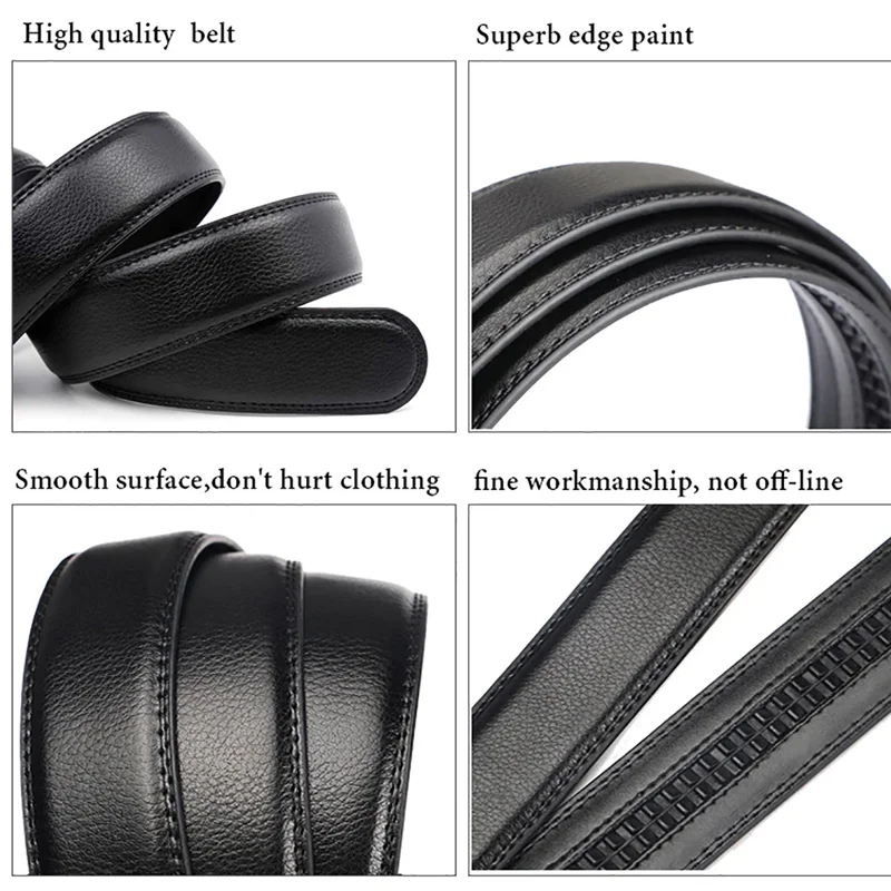 Cinturón de hebilla automática para hombre