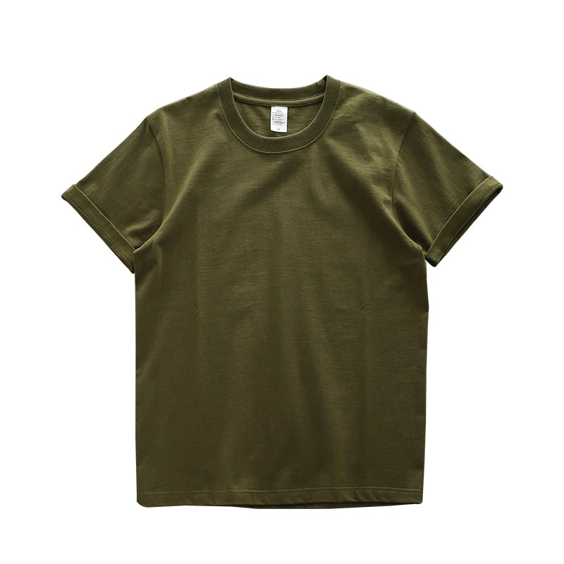 Camiseta oversize de algodón grueso para hombre