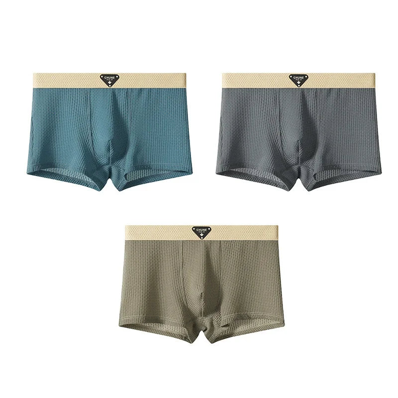 Calzoncillos bóxer de seda fría para hombre (1 o 3 uds)