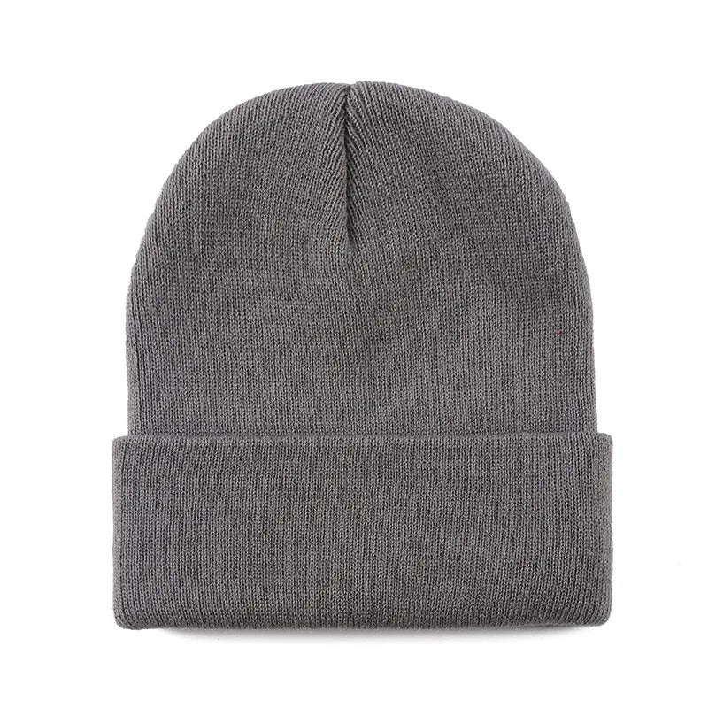 Gorro de lana con vuelta unisex