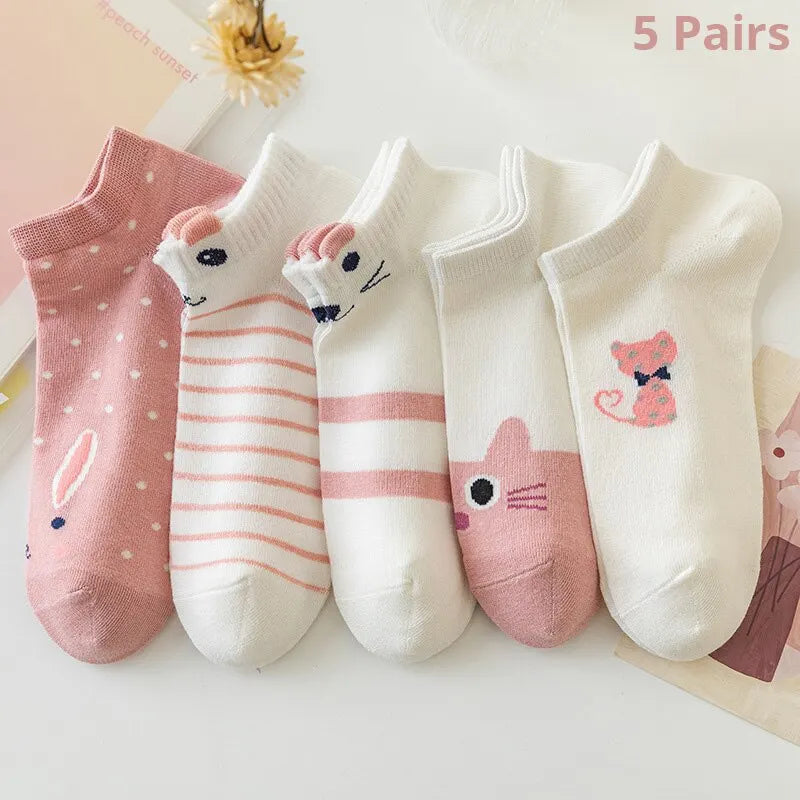 Pack de calcetines cortos para mujer (5, 10 o 20 pares)