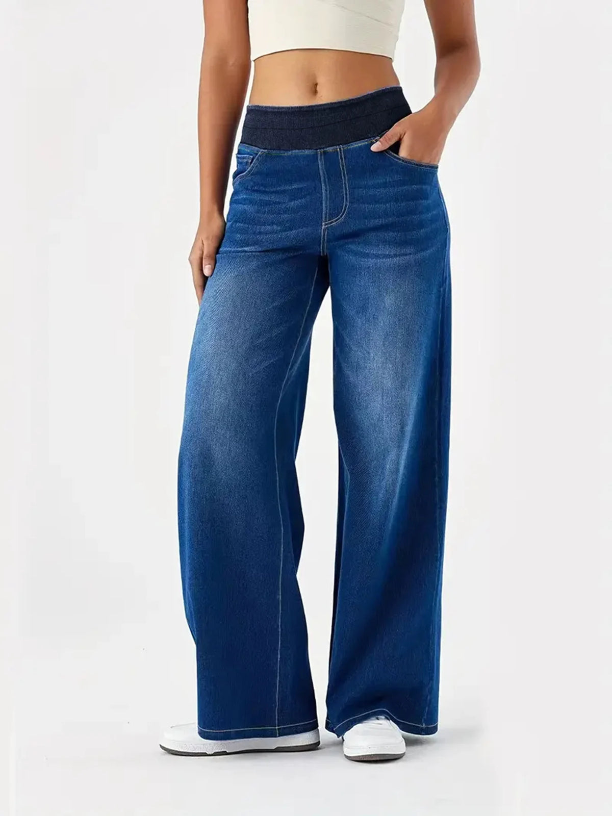 Vaquero baggy Azul índigo