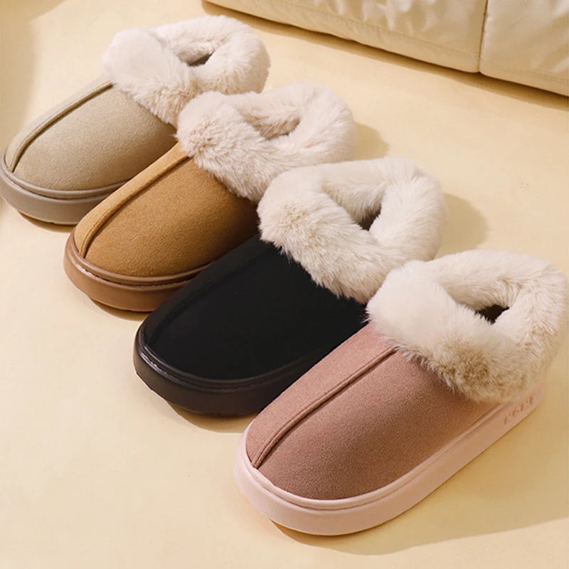 Botas de nieve con forro de pelo para mujer