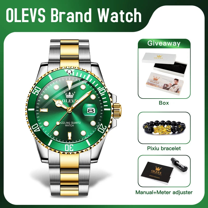 Reloj OLEVS 5885 de cuarzo con calendario