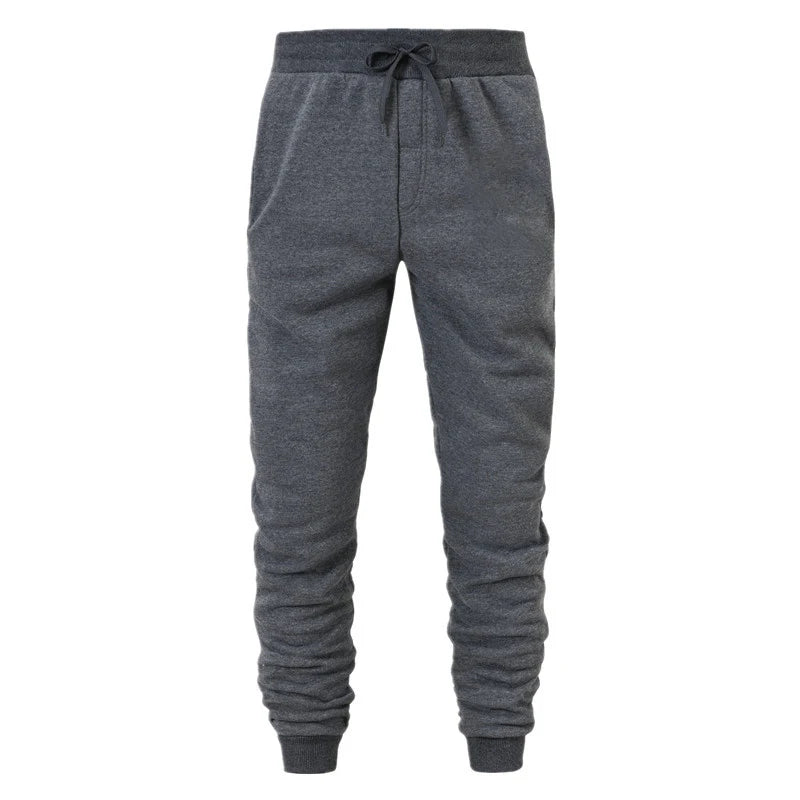 Pantalón jogger deportivo con puños para hombre