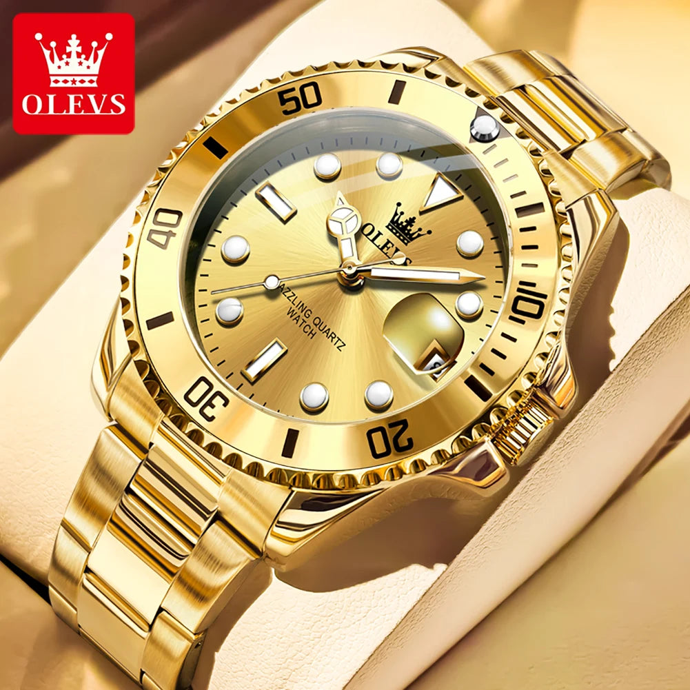 Reloj OLEVS 5885 de cuarzo con calendario