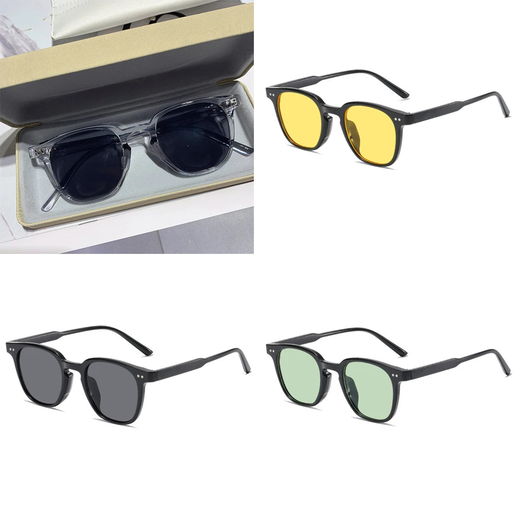 Gafas de sol cuadradas vintage unisex