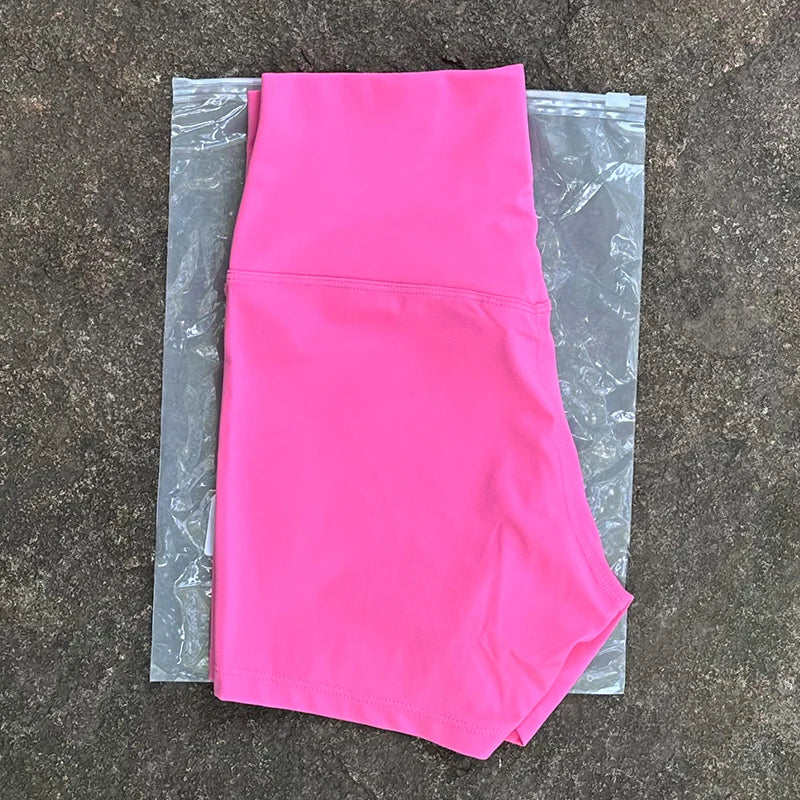 Shorts de yoga de cintura alta efecto realce