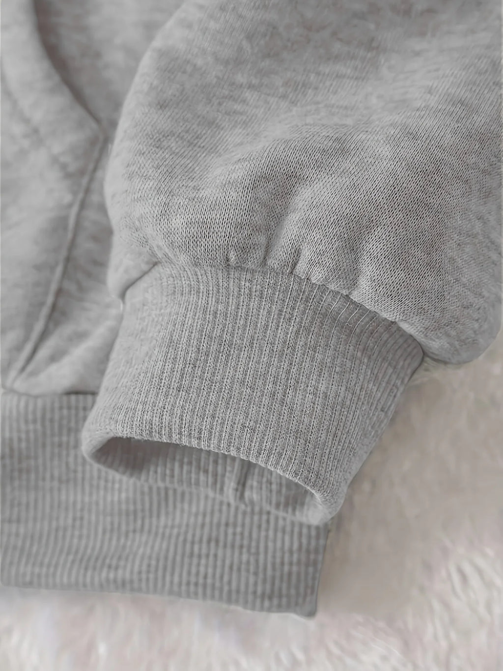 Sudadera holgada con letras para mujer