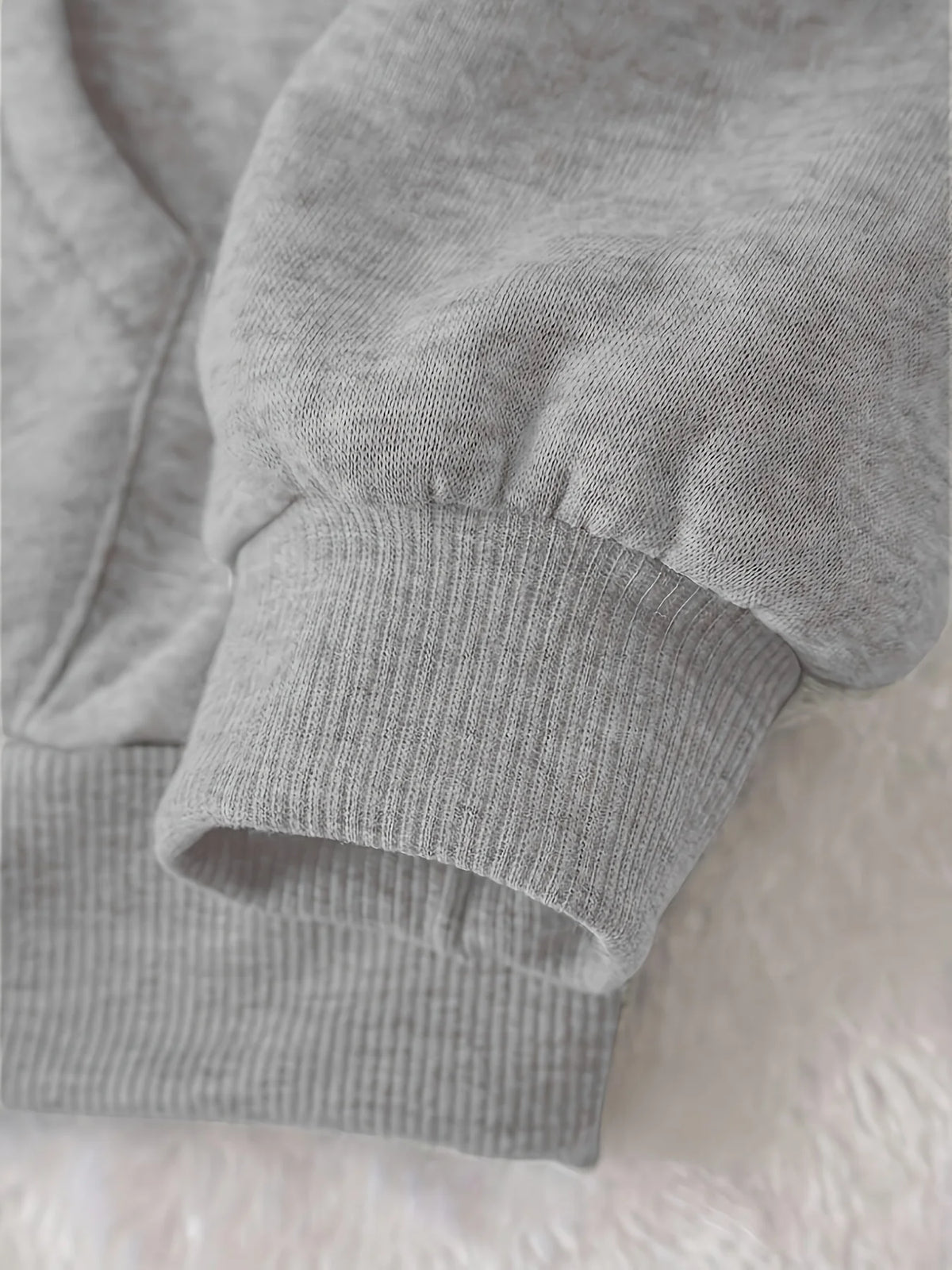Sudadera holgada con letras para mujer