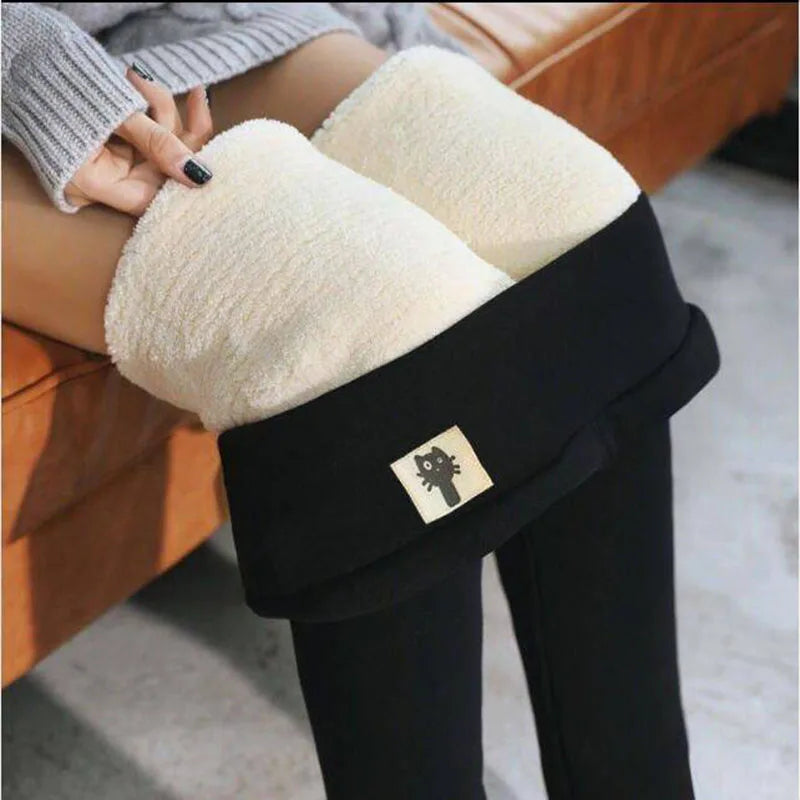 Leggings térmicos con forro de borreguito