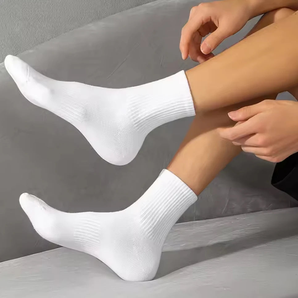 Pack de calcetines altos de algodón para hombre (10 o 20 pares)
