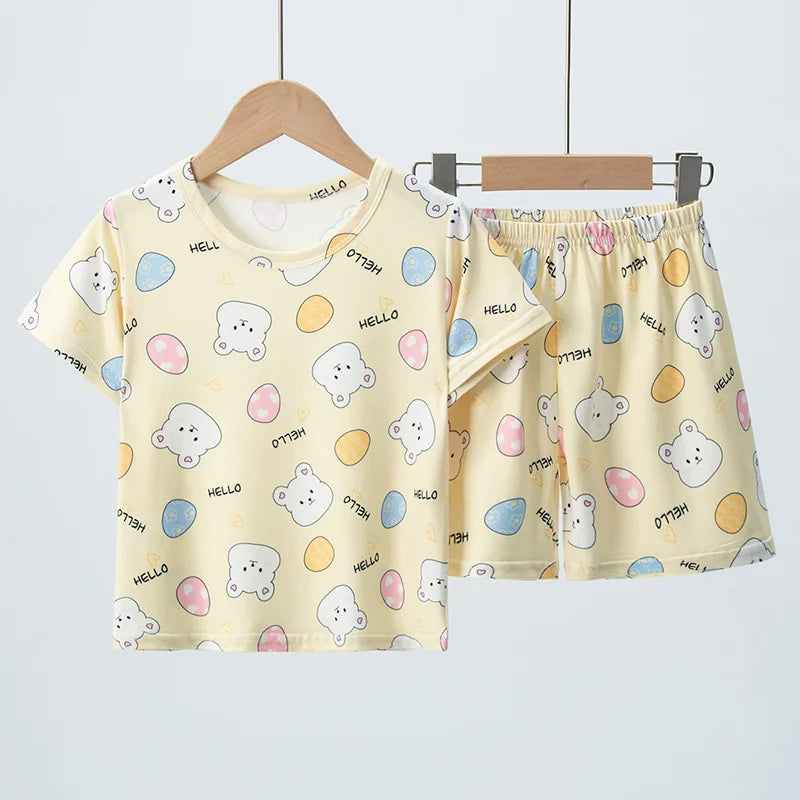 Conjunto infantil de verano camiseta y short