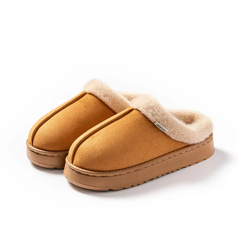 Zapatillas de casa con suela gruesa para mujer