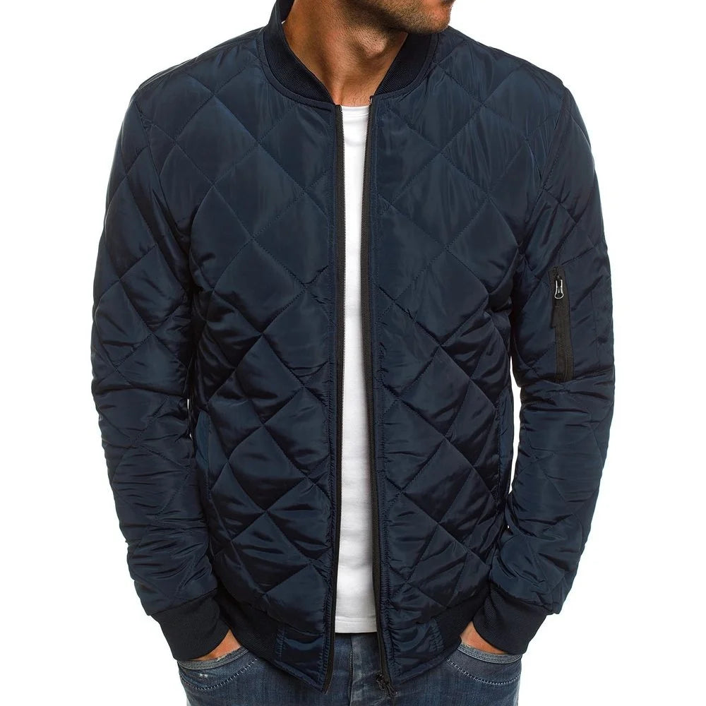 Chaqueta ligera estilo bomber vintage para hombre