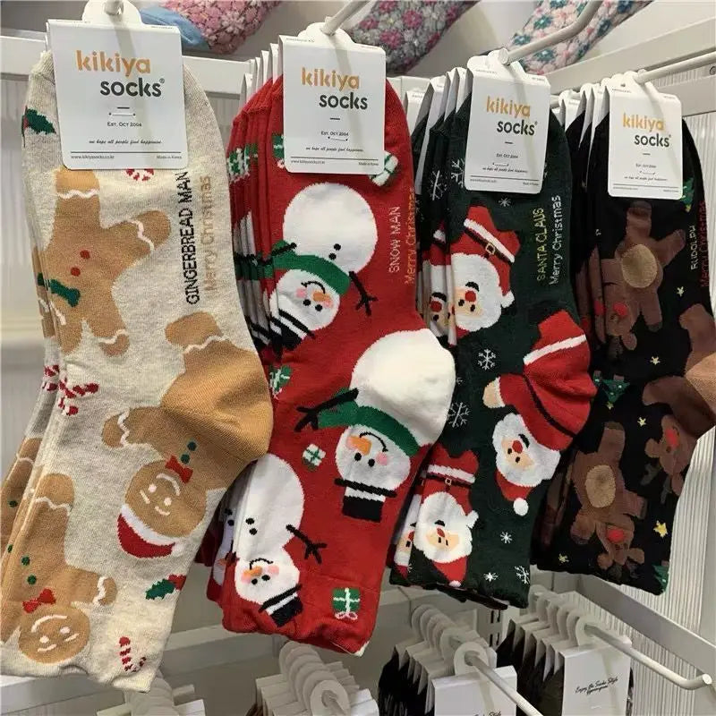 Pack de 4 pares de calcetines navideños