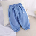 Pantalón infantil de algodón y lino