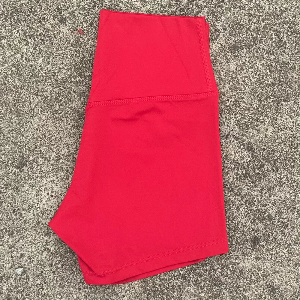 Shorts de yoga de cintura alta efecto realce
