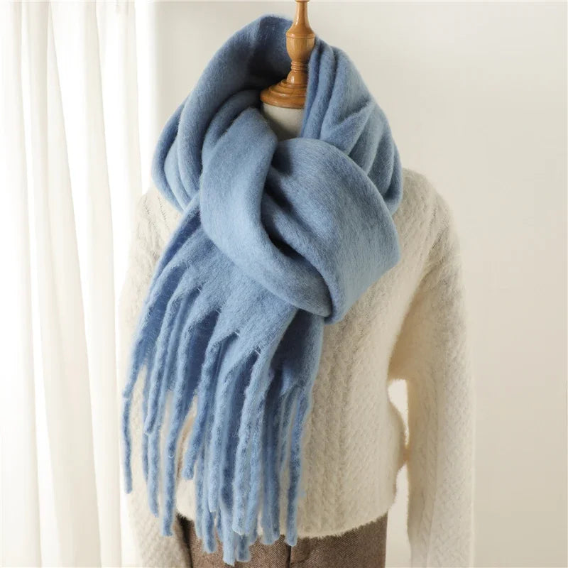 Pashmina XXL de tacto cachemira